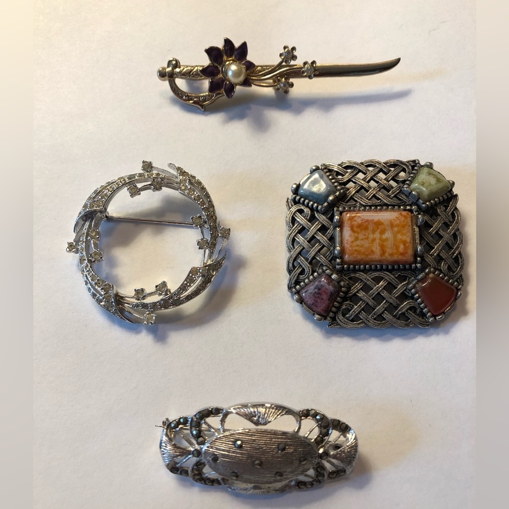 Four Vintage Pins